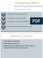 CLASS 13 - 2 - Aristotle Nicomachean Ethics