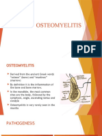 Osteomyelitis: Deo Jake Lacpacan Jhunevyl Mallorca