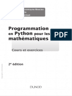 Casamayou - Programmation en Python Pour Les Mathématiques (Dunod, 2016)