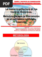 Clase No. 2.3. Metodologìa para La Intervenciòn en El Patrimonio Edifricado. Inserción