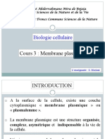 Membrane Plasmique