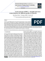 Glass Fiber Reinforced Concrete (GFRC) - Strength and Stress Strain Behavior For Different Grades of Concrete