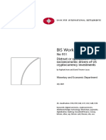 BIS Working Papers: No 951 Distrust or Speculation? The Socioeconomic Drivers of US Cryptocurrency Investments