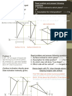 Problem 2: A30 - 60 Set Square of Longest Side 100 MM Long, Is in VP and 30 Inclined To HP While It's Surface Is 45 Inclined To VP - Draw It's Projections C' C' C'