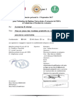 Mémoire Présenté Le: 5 Septembre 2017 Pour L'obtention Du Diplôme Universitaire D'actuariat de l'ISFA Et L'admission À L'institut Des Actuaires