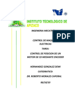 Control de Posicion de Un Motor de CD Con Encoder