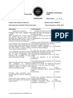 Gc3 - The Health and Candidate's Observation Safety Practical Application Sheet