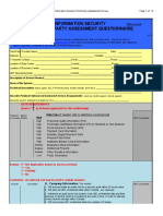 3rd Party Outsourcing Information Security Assessment Questionnaire V1.4