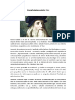 Biografia de Leonardo Da Vinci