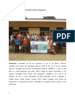 Community Based Disaster Risk Management