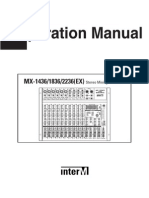 InterM MX 2236 EX Operation Manual English