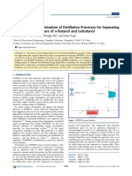 Simulation and Optimization of Distillation Processes For Separating A Close-Boiling Mixture of N-Butanol and Isobutanol