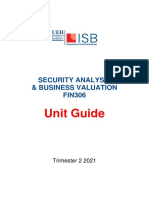 FIN306 SABV Trimester 2 2021 - Tentative