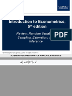 Introduction To Econometrics, 5 Edition: Review: Random Variables, Sampling, Estimation, and Inference