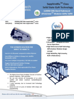 Sapphireblu Class Solid State Gan Technology: 2,000W Dbs-Band Hubmount Ultralinear Modular Sspa/ SSPB