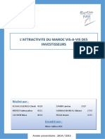 Lattractivite Du Maroc Vis A Vis Des Inv