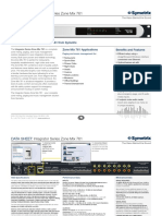 Integrator Series Zone Mix 761: Data Sheet