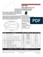 Sga-5389 Sga-5389Z: Product Description Dc-4500 MHZ, Cascadable Sige HBT Mmic Amplifier