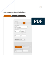 Compound Interest Calculator - Highly Rated