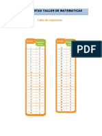 Respuestas Taller de Matematica