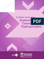 Cartilha Suplementos Caseiros