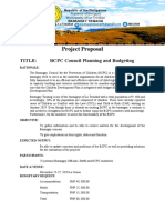 Project Proposal: Title: BCPC Council Planning and Budgeting