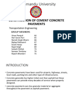 Kathmandu University: Construction of Cement Concrete Pavements