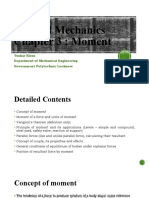 Applied Mechanics Chapter 3: Moment: Government Polytechnic Lucknow