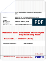 Drawings of Switchyard Bay Marshalling Kiosk