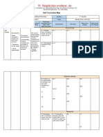 Sample of Curriculum Map