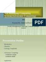 On Autonomic Computing