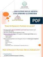 AssociationRule and Apriori