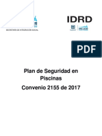 Reglamento de Uso de Piscinas en Convenio