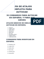 Guía de Atajos Completa para Autocad