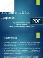 Ecotourism and Its Impacts