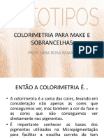 Colorimetria para Make e Sobrancelhas