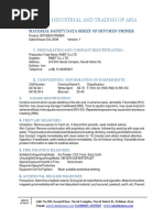 MSDS of Bitumen Primer