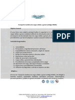 CURSO Transporte Marítimo de Cargas Sólidas A Granel. (Código IMSBC) 2020