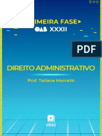 Material de Apoio - Direito Administrativo (Prof. Tatiana Marcello)