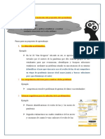 Formulación Del Propósito Del Aprendizaje