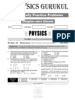 Physics: DPP - Daily Practice Problems