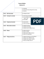 Course Outline Science and Maths 2017-2018