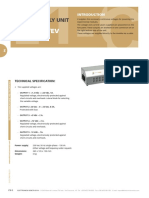 Mod. PSLC/EV: Slim Power Supply Unit