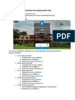 Instructions For Paying Online Fees