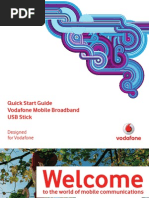 Quick Start Guide Vodafone Mobile Broadband USB Stick