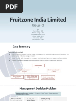 Fruitzone India Limited (A)