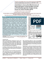 A Pre Experimental Study To Assess The Effectiveness of Planned Teaching Programme On Knowledge Towards Safe Handling of Chemotherapeutics Drugs Among Staff Nurses in C.H.R.I Gwalior M.P