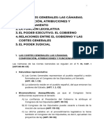 Las Cortes Generales: Las Cámaras. Composición, Atribuciones Y Funcionamiento