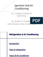 Refrigeration and Air Conditioning