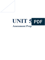 Unit 5: Assessment Prep